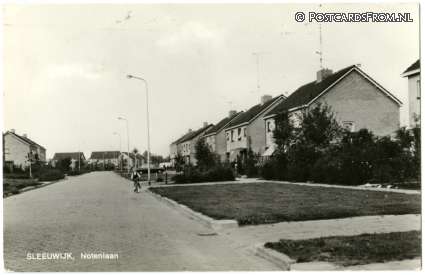 ansichtkaart: Sleeuwijk, Notenlaan