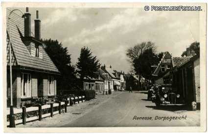 Renesse, Dorpsgezicht ansichtkaart: Renesse, Dorpsgezicht