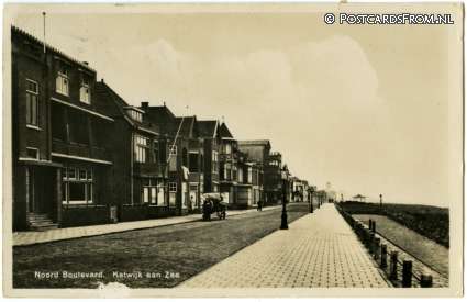 Katwijk aan Zee, Noord Boulevard ansichtkaart: Katwijk aan Zee, Noord Boulevard