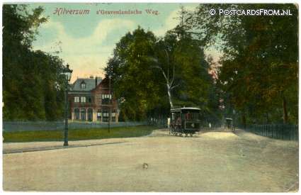 ansichtkaart: Hilversum, s'Gravenlandsche Weg