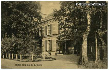 Ermelo, Hotel Hopma ansichtkaart: Ermelo, Hotel Hopma
