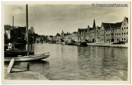 ansichtkaart: Haarlem, Het Spaarne