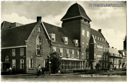 ansichtkaart: Utrecht, Bartholomei - Gasthuis