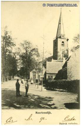 Maartensdijk, Kerk ansichtkaart: Maartensdijk, Kerk