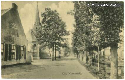 Maartensdijk, Kerk ansichtkaart: Maartensdijk, Kerk