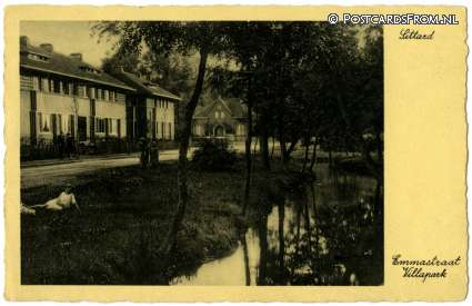 ansichtkaart: Sittard, Emmastraat, Villapark