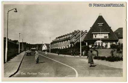 Katwijk aan Zee, Parklaan Duinoord ansichtkaart: Katwijk aan Zee, Parklaan Duinoord