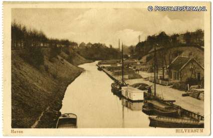 Hilversum, Haven ansichtkaart: Hilversum, Haven