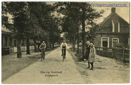 Nes Ameland, Dorpsgezicht ansichtkaart: Nes Ameland, Dorpsgezicht