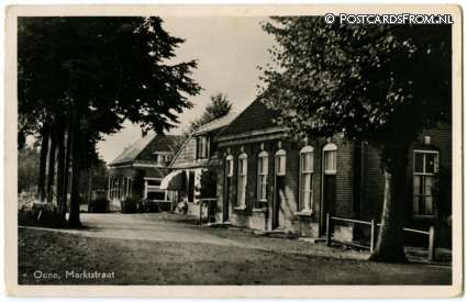 ansichtkaart: Oene, Marktstraat