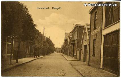 Hengelo OV, Steinstraat ansichtkaart: Hengelo OV, Steinstraat