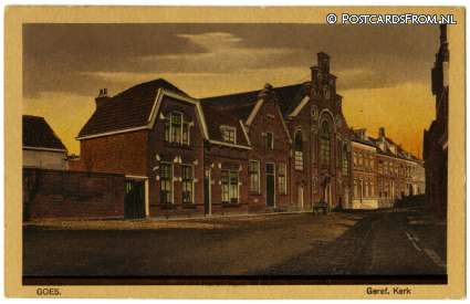 ansichtkaart: Goes, Geref. Kerk