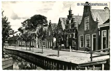 Bolsward, Bagijnestraat ansichtkaart: Bolsward, Bagijnestraat