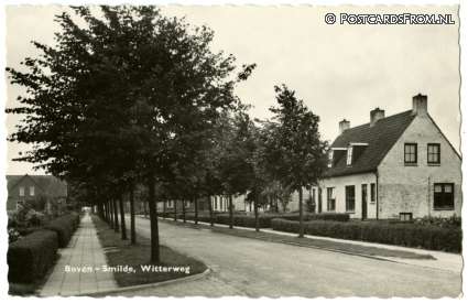 ansichtkaart: Bovensmilde, Witterweg