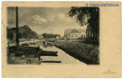 Spijk GN, Haven ansichtkaart: Spijk GN, Haven