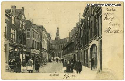 ansichtkaart: Haarlem, Zylstraat