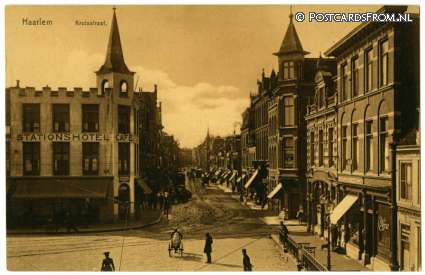 ansichtkaart: Haarlem, Kruisstraat