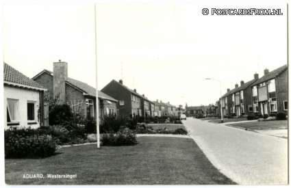 ansichtkaart: Aduard, Westersingel