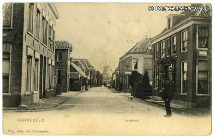 ansichtkaart: Barneveld, Langstraat