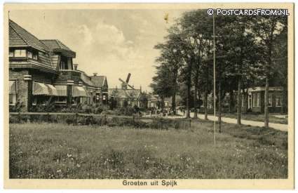 Spijk GN, Groeten uit ansichtkaart: Spijk GN, Groeten uit