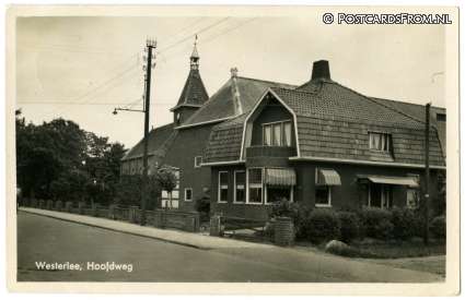 ansichtkaart: Westerlee, Hoofdweg
