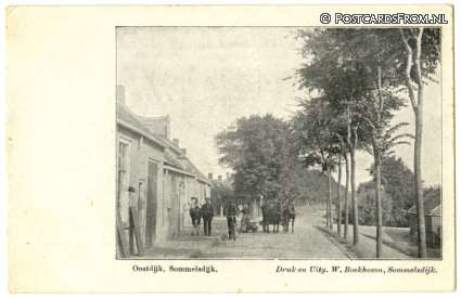 ansichtkaart: Sommelsdijk, Oostdijk