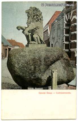 ansichtkaart: Lichtenvoorde, Groote Steen