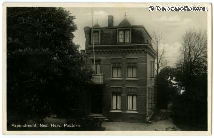 Papendrecht, Ned. Herv. Pastorie ansichtkaart: Papendrecht, Ned. Herv. Pastorie