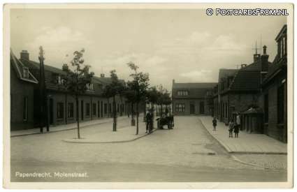 Papendrecht, Molenstraat ansichtkaart: Papendrecht, Molenstraat