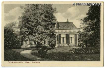 Dantumawoude, Herv. Pastorie ansichtkaart: Dantumawoude, Herv. Pastorie