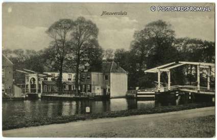 ansichtkaart: Nieuwersluis, Brug