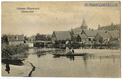 ansichtkaart: Giessen-Nieuwkerk, Giessen-zijde