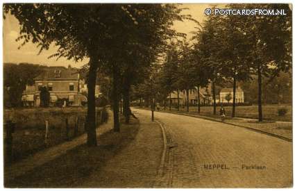 Meppel, Parklaan ansichtkaart: Meppel, Parklaan