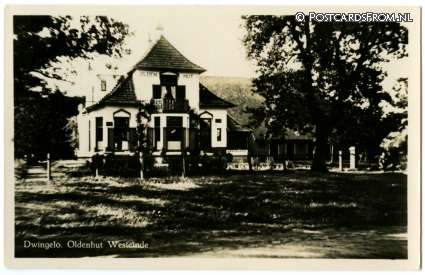 ansichtkaart: Dwingeloo, Oldenhut Westeinde