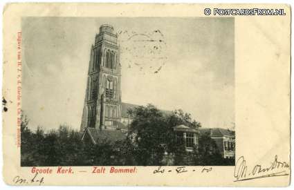 ansichtkaart: Zaltbommel, Groote Kerk