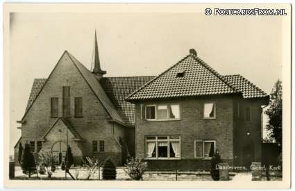 Daarlerveen, Geref. Kerk ansichtkaart: Daarlerveen, Geref. Kerk