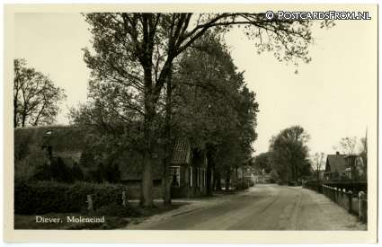 ansichtkaart: Diever, Moleneind