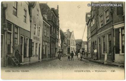 ansichtkaart: Oudewater, Wijdestraat