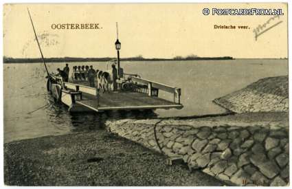 ansichtkaart: Oosterbeek, Drielsche veer