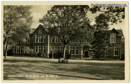 ansichtkaart: Coevorden, R.H.B.S. en R.Kw.S.