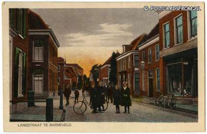 ansichtkaart: Barneveld, Langstraat