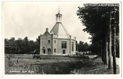ansichtkaart: Gameren, N.H. Kerk