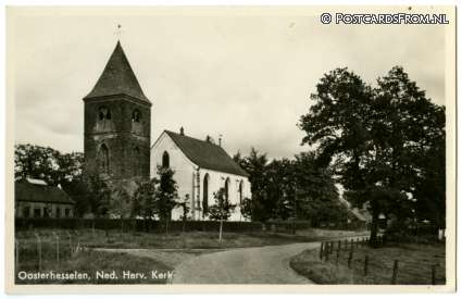 ansichtkaart: Oosterhesselen, Ned. Herv. Kerk
