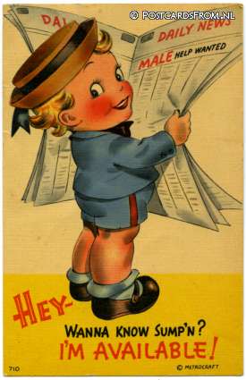 ansichtkaart: --, Daily News