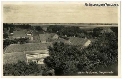 ansichtkaart: Anna Paulowna, Vogelvlucht