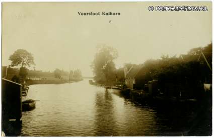 ansichtkaart: Kolhorn, Voersloot