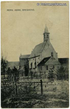 Breskens, Herv. Kerk ansichtkaart: Breskens, Herv. Kerk