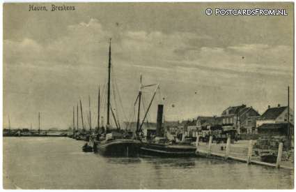 Breskens, Haven ansichtkaart: Breskens, Haven