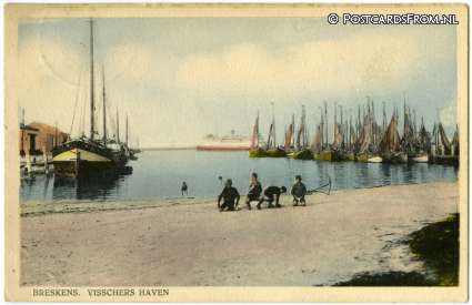 Breskens, Visschers Haven ansichtkaart: Breskens, Visschers Haven