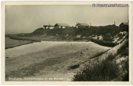 Breskens, Zomerhuisjes in de duinen ansichtkaart: Breskens, Zomerhuisjes in de duinen